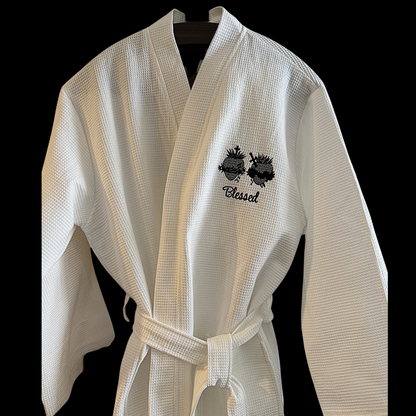 "Blessed Two Hearts" Retreat/Hotel Waffle Robes