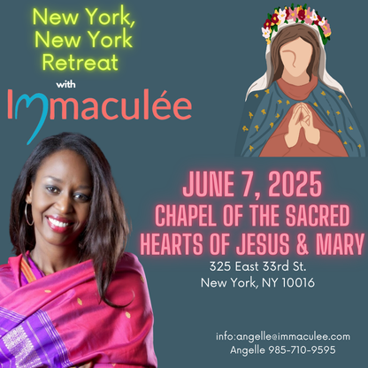 In-Person or Zoom my New York City One-Day Retreat June 7, 2025 with Immaculee